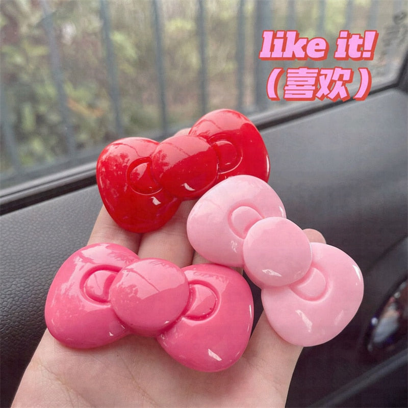 Hello Kitty Bow Hair Clips