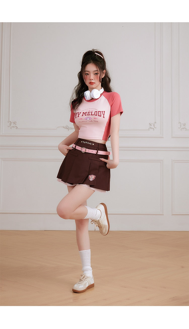 Baseball Crop Top My Melody