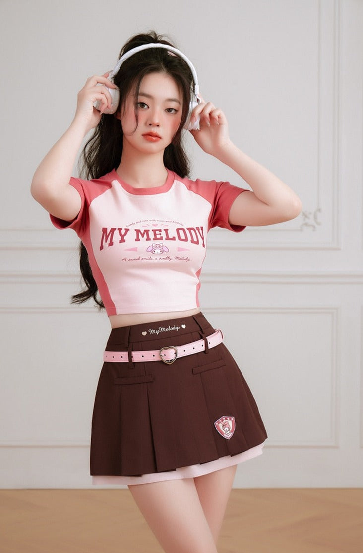 Baseball Crop Top My Melody