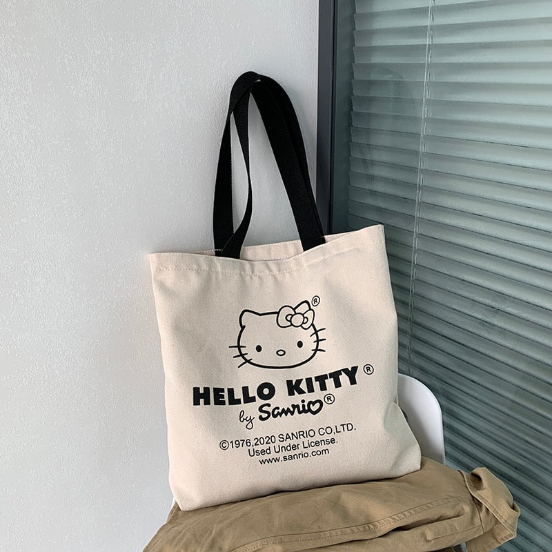 Hello Kitty Canvas Tote Bag