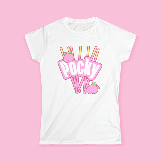 Pink Peach Pocky Girly T-Shirt